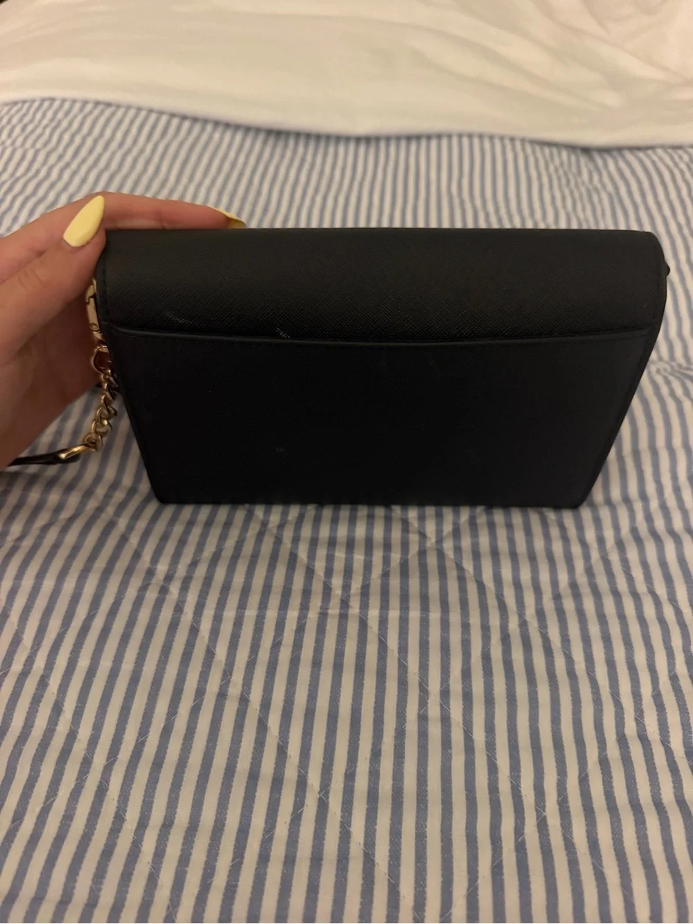 Tory Burch Emerson Chain Wallet Crossbody Bag Black